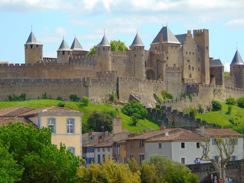 Carcassonne Castle in France